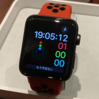 アップルウォッチ(Apple Watch)の(純正品) Apple Watch series3 42mm GPS(腕時計(デジタル))