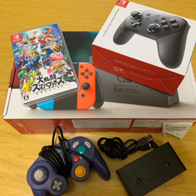 Nintendo Switch(ニンテンドースイッチ)のニンテンドースイッチ 色々セット エンタメ/ホビーのゲームソフト/ゲーム機本体(家庭用ゲーム機本体)の商品写真