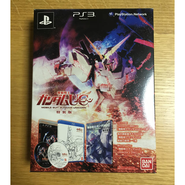 BANDAI(バンダイ)のPS3 機動戦士ガンダムUC 特装版 エンタメ/ホビーのゲームソフト/ゲーム機本体(家庭用ゲームソフト)の商品写真