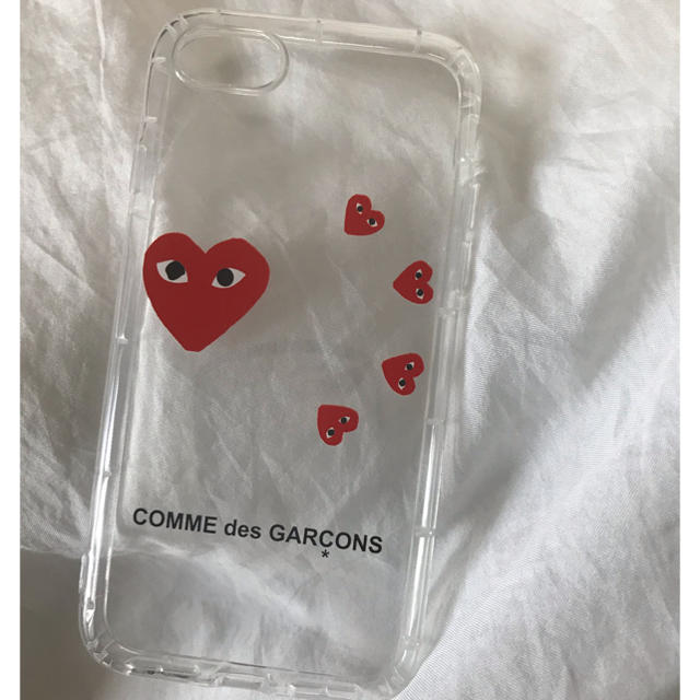 COMME des GARCONS(コムデギャルソン)のギャルソン ♡ iphoneケース  7/8 シンプル ハート クリア スマホ/家電/カメラのスマホアクセサリー(iPhoneケース)の商品写真