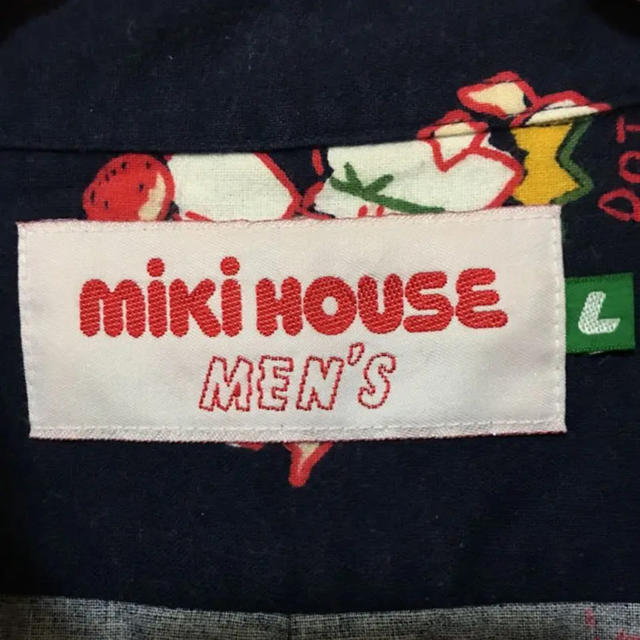 mikihouse(ミキハウス)のmiki houseの紺シャツ メンズのトップス(シャツ)の商品写真