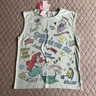 アリエル(アリエル)のアリエル  Tシャツ 新品 ディズニープリンセス Mサイズ 大人 レディース(Tシャツ(半袖/袖なし))