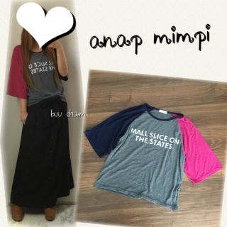 アナップミンピ(anap mimpi)のanap mimpi♡ゆったり袖トップス(Tシャツ(半袖/袖なし))