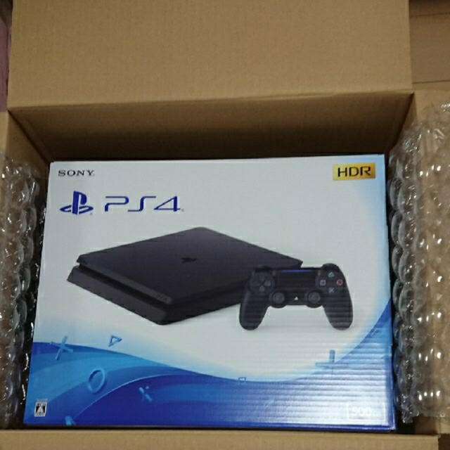 新品未使用】PlayStation4 500GB ジェット・ブラック - 家庭用ゲーム機本体