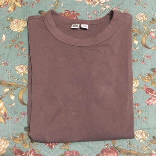 ユニクロ(UNIQLO)のUNIQLO U くすみ紫 Tシャツ(Tシャツ(半袖/袖なし))