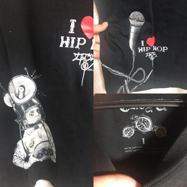 CR3PQ I ❤️hiphop tee メンズのトップス(Tシャツ/カットソー(半袖/袖なし))の商品写真