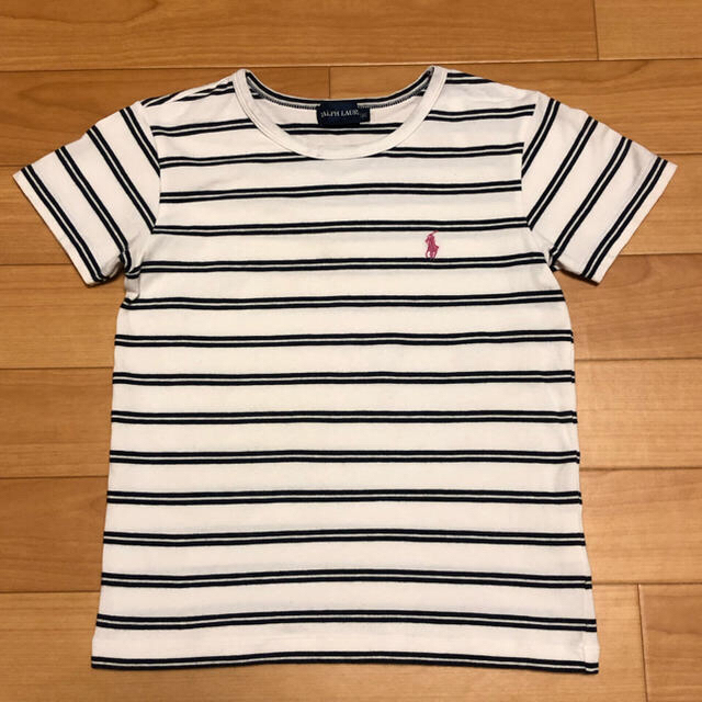 Ralph Lauren(ラルフローレン)の【くまこ様専用】ラルフローレン⭐️ボーダー Tシャツ 120、130セット キッズ/ベビー/マタニティのキッズ服女の子用(90cm~)(Tシャツ/カットソー)の商品写真