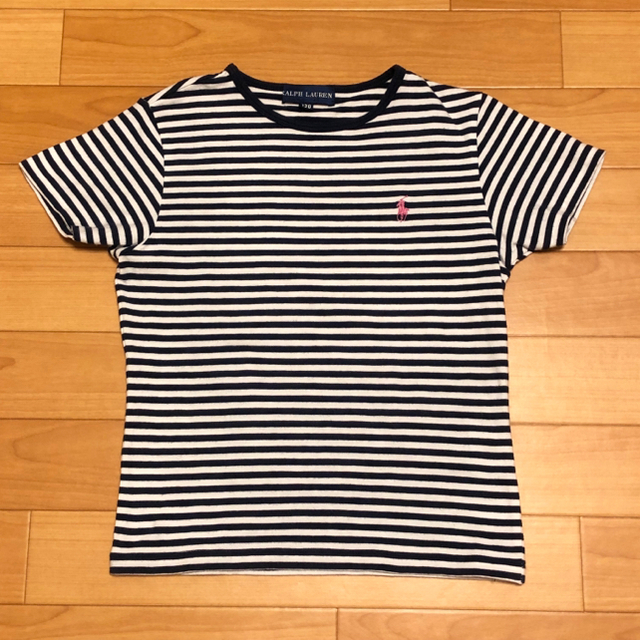 Ralph Lauren(ラルフローレン)の【くまこ様専用】ラルフローレン⭐️ボーダー Tシャツ 120、130セット キッズ/ベビー/マタニティのキッズ服女の子用(90cm~)(Tシャツ/カットソー)の商品写真