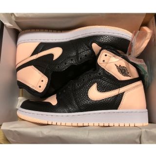 ナイキ(NIKE)のナイキ エアジョーダン1 24センチブラッククリムゾンティントjordan1(スニーカー)