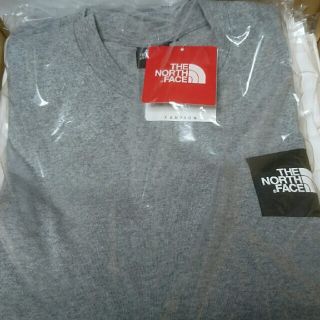 ザノースフェイス(THE NORTH FACE)のノースフェイス スクエアロゴティー NT31900 L ミックスグレー Z(Tシャツ/カットソー(半袖/袖なし))