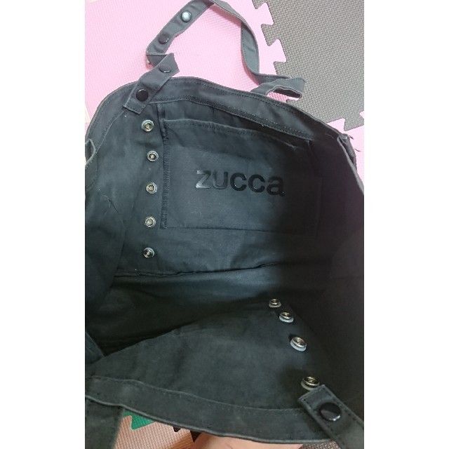 ZUCCa(ズッカ)のズッカ ZUCCA トートバック 長さ調節可能 ブラック SUD レディースのバッグ(トートバッグ)の商品写真