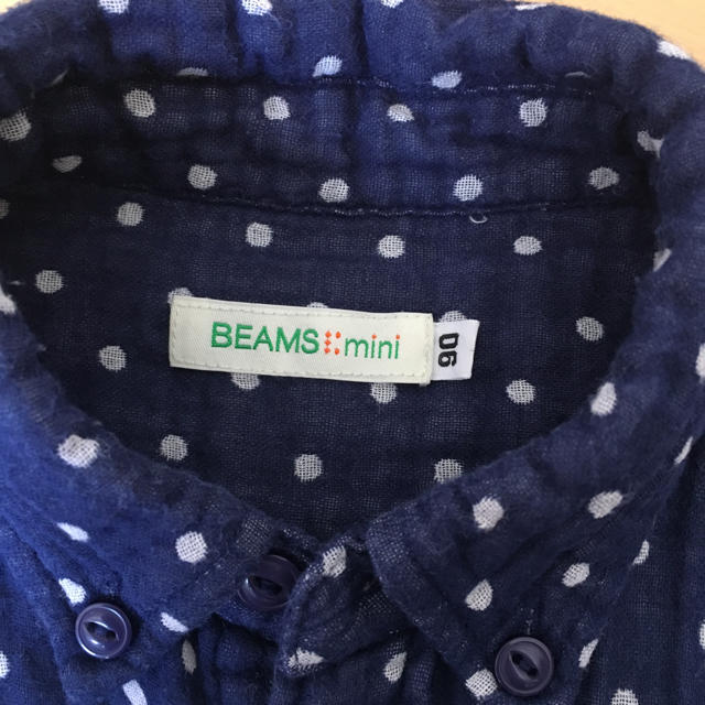 こども ビームス(コドモビームス)のBEAMS mini シャツ 90 キッズ/ベビー/マタニティのキッズ服男の子用(90cm~)(Tシャツ/カットソー)の商品写真