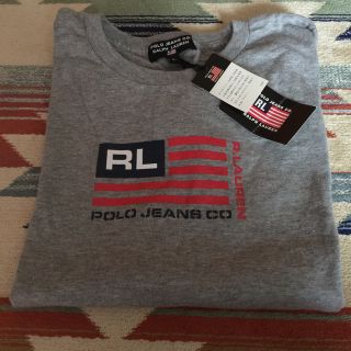 ラルフローレン(Ralph Lauren)の新品 ラルフローレン POLO JEANS Tシャツ グレー Lサイズ タグ付(Tシャツ(半袖/袖なし))