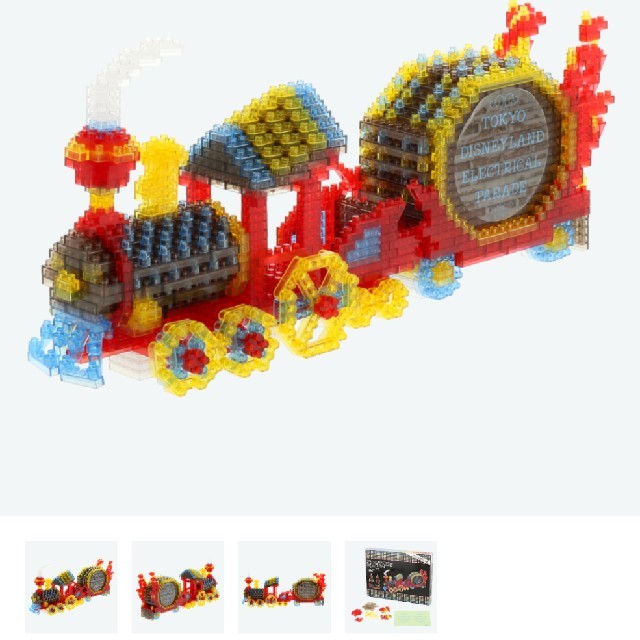 Disney ディズニー ナノブロック エレクトリカルパレード 蒸気機関車