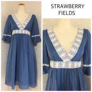 ストロベリーフィールズ(STRAWBERRY-FIELDS)のSTRAWBERRY FIELDS ワンピース レース(ひざ丈ワンピース)