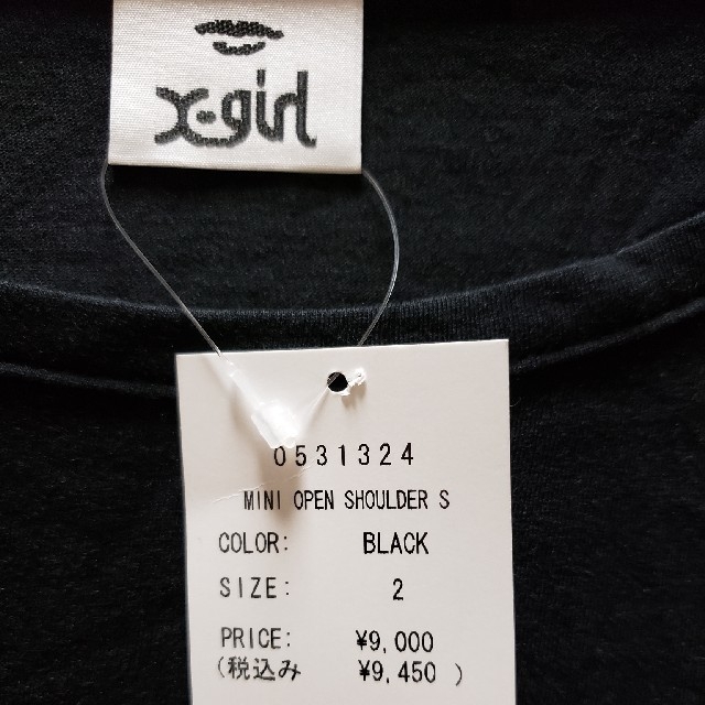 X-girl(エックスガール)のX-girl エックスガール 半袖 Tシャツ  未使用！ レディースのトップス(Tシャツ(半袖/袖なし))の商品写真