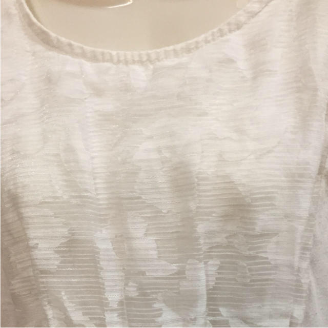 AS KNOW AS(アズノウアズ)のアズノウアズ ♡ホワイト白Tシャツカットソー レディースのトップス(Tシャツ(半袖/袖なし))の商品写真