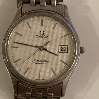 オメガ(OMEGA)のオメガ シーマスター メンズ クオーツ ジャンク デイト OMEGA(腕時計(デジタル))