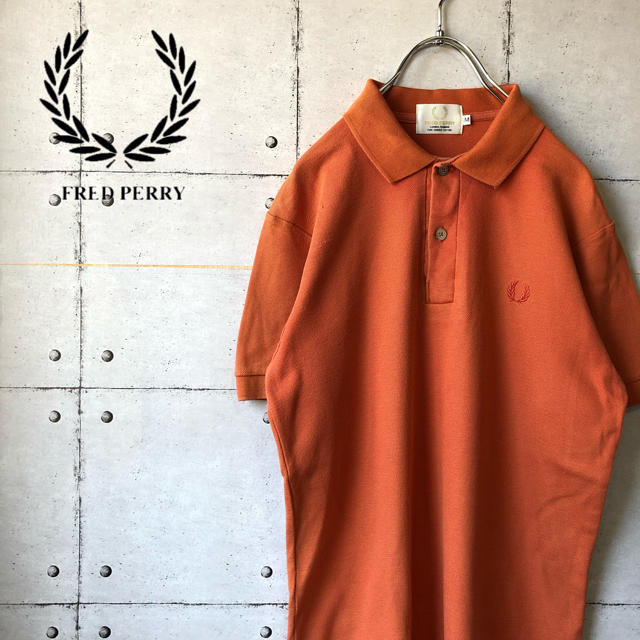 FRED PERRY(フレッドペリー)の【激レア】 フレッドペリー 刺繍ロゴ 希少カラー ポロシャツ メンズのトップス(ポロシャツ)の商品写真