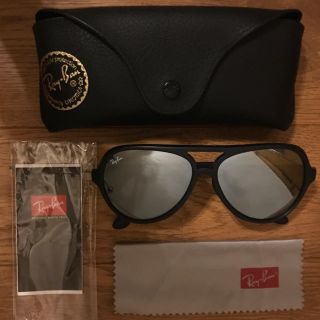 レイバン(Ray-Ban)のRay-Ban レイバン ティアドロップ ミラーレンズ マットブラックフレーム(サングラス/メガネ)