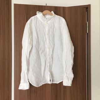 ネストローブ(nest Robe)の美品✳︎nestrobe フリルフロントタックブラウス(シャツ/ブラウス(長袖/七分))