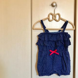 ブランシェス(Branshes)のブランシェス♡水玉ロンパース(ロンパース)