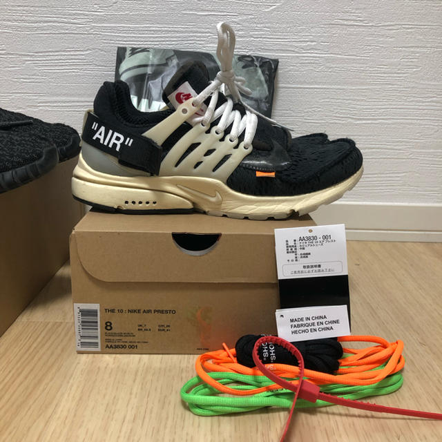 NIKE(ナイキ)のNIKE×Off-White the ten prest 1st 26cm メンズの靴/シューズ(スニーカー)の商品写真