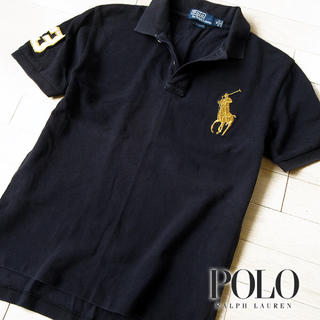 ポロラルフローレン(POLO RALPH LAUREN)のポロバイラルフローレン M ビッグポニー メンズ 半袖ポロシャツ ブラック(ポロシャツ)