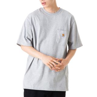 カーハート(carhartt)のラスト一点 早い者勝ち カーハート ポケットＴシャツ Mサイズ グレー(Tシャツ/カットソー(半袖/袖なし))