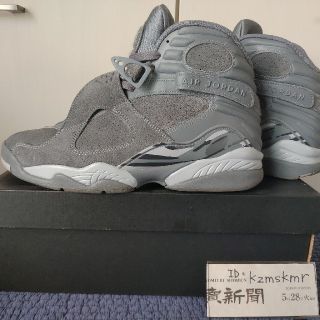 jordan 8 Wolf glay(スニーカー)