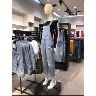 エイチアンドエム(H&M)のH&M希少32サイズオーバーオールパンツズボン ザラグレイル(サロペット/オーバーオール)