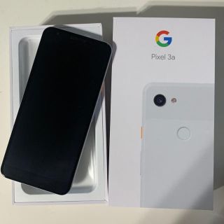 アンドロイド(ANDROID)のGoogle Pixel 3a Clearly White SIMフリー(スマートフォン本体)