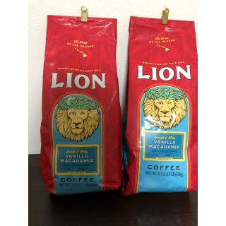 ライオン(LION)の値下げ【早い者勝ち】ライオンコーヒー バニラマカダミア 680g 二個セット(コーヒー)