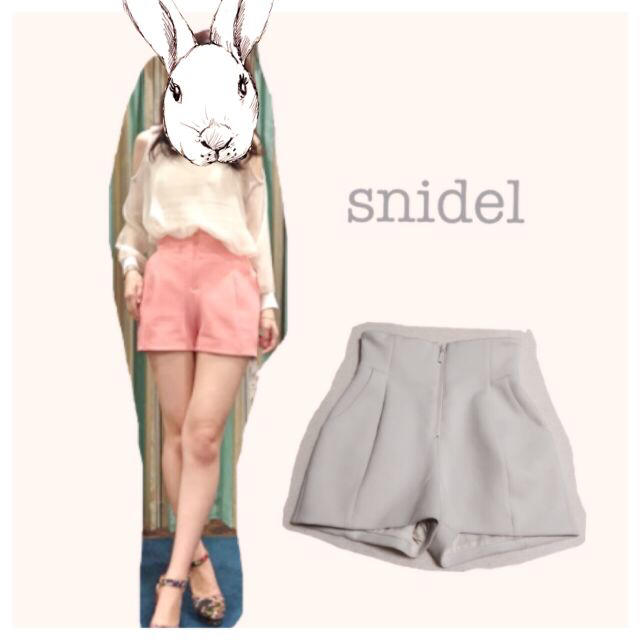 snidel♡ハイウエストショートパンツ