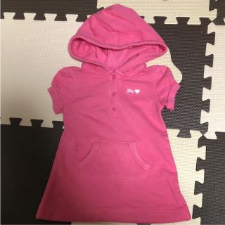 ベビーギャップ(babyGAP)のベビーギャップ☆半袖パーカーワンピース(ワンピース)