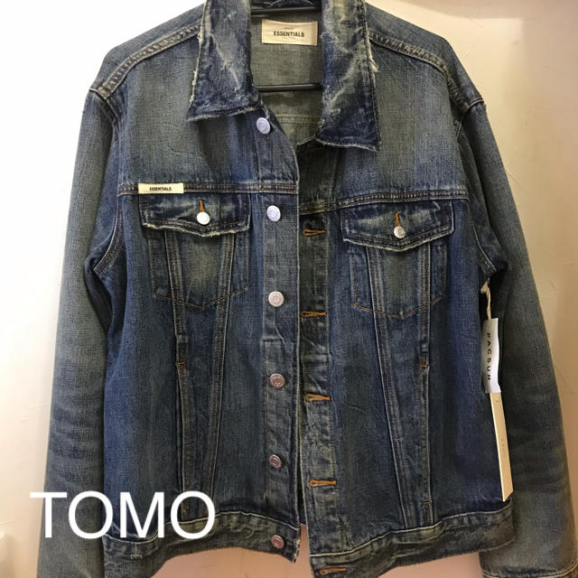 FEAR OF GOD - FOG ESSENTIALS DENIM TRUCKER JACKET サイズSの通販 by ...