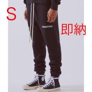 フィアオブゴッド(FEAR OF GOD)のS ブラック Fear Of God Essentials スウェットパンツ(その他)