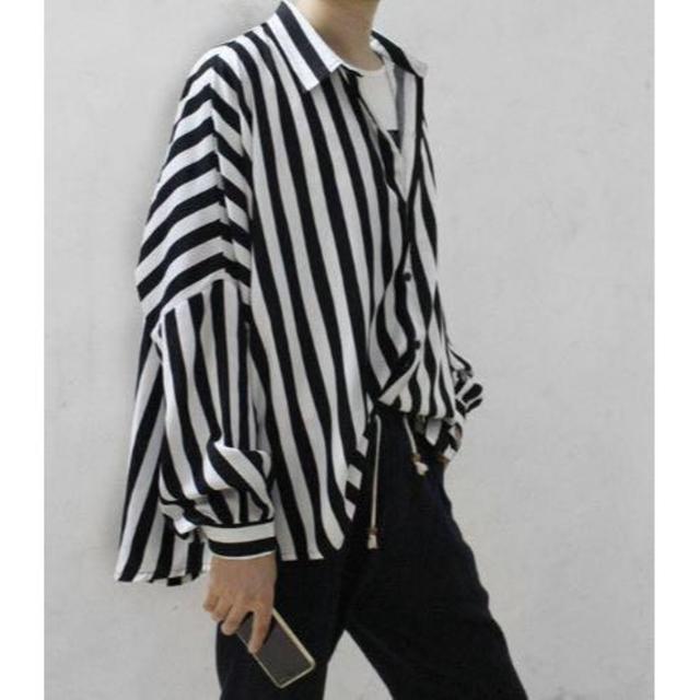 新品 限定 値下げ メンズ ストライプ シャツ 韓国ファッションの通販 By じゃっく S Shop ラクマ