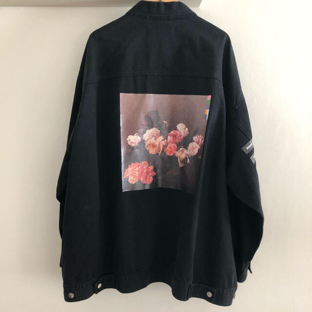 正規18SS RAF SIMONS ラフシモンズ  権力の美学 デニムジャケット