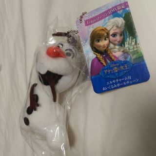 アナトユキノジョオウ(アナと雪の女王)のディズニー　アナと雪の女王　オラフ　ぬいぐるみボールチェーン(キャラクターグッズ)