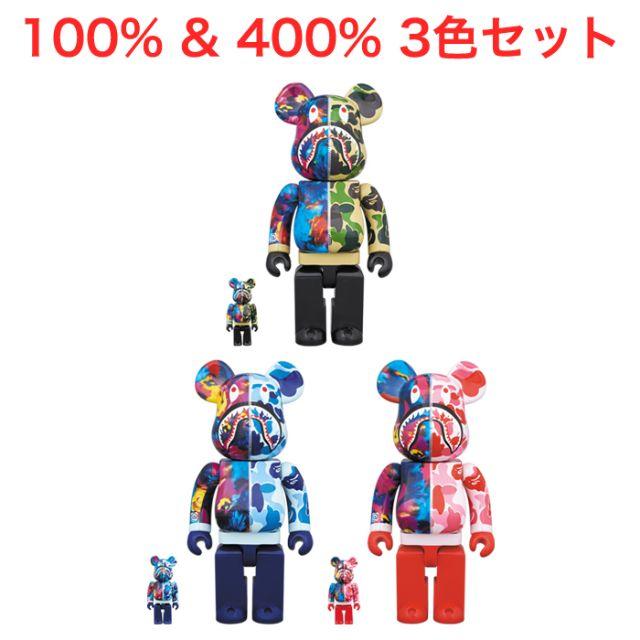 BE@BRICK BAPE 400% 100% 蜷川実花 ベアブリック 緑