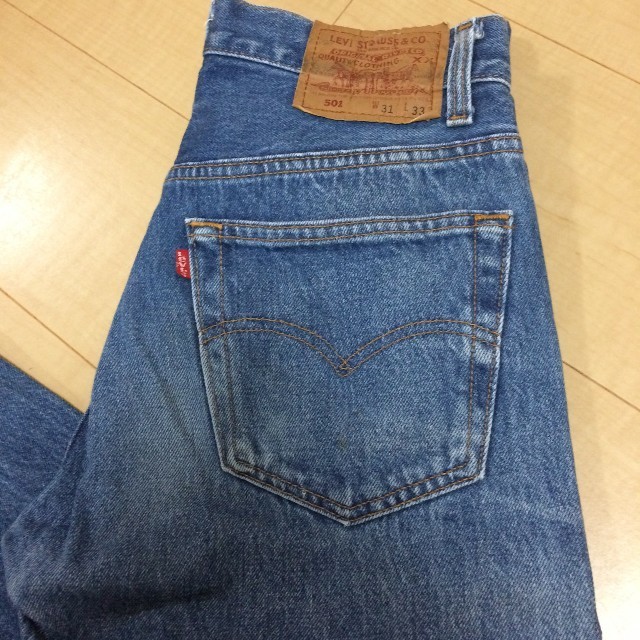 Levi's - 90s リーバイス501 赤文字 ハイウエストデニムの通販 Levi's - 90s リーバイス501 赤文字 ハイウエストデニムの通販