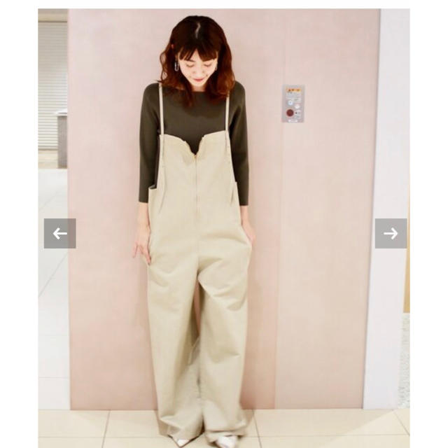 プラージュ キャミサロペット 36 ベージュ Plage 【美品
