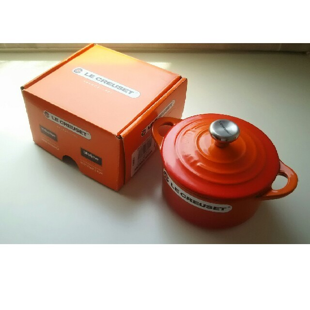 LE CREUSET(ルクルーゼ)のル・クルーゼ ミニココット オレンジ インテリア/住まい/日用品のキッチン/食器(食器)の商品写真