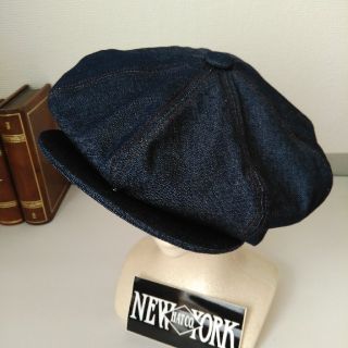 ニューヨークハット(NEW YORK HAT)の春夏　ニューヨークハット　デニム　ビックアップル(キャスケット)