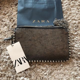 ザラ(ZARA)のZARA．スタッズチェーンバッグ(ショルダーバッグ)