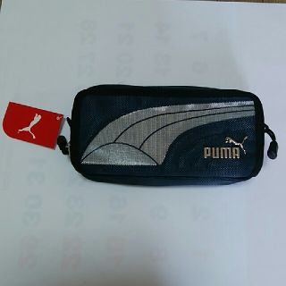 プーマ(PUMA)のPUMA　ペンケース　シルバー&紺(ペンケース/筆箱)