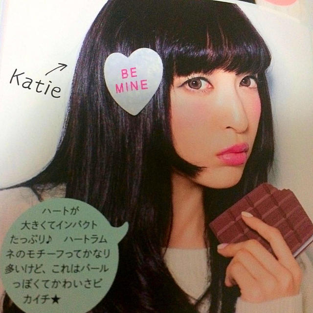 Katie(ケイティー)のKatie♡ハートバレッタ レディースのヘアアクセサリー(バレッタ/ヘアクリップ)の商品写真