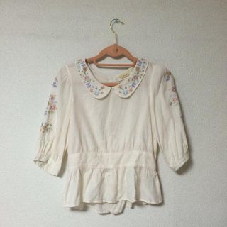 ダブルクローゼット(w closet)のw closet　七分丈ペプラムトップス(シャツ/ブラウス(長袖/七分))