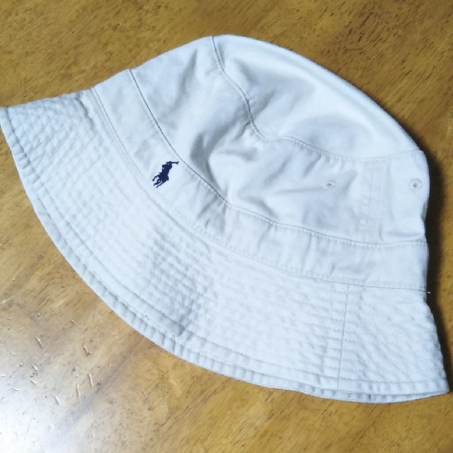 POLO RALPH LAUREN(ポロラルフローレン)のPolobyRalph Lauren　ベージュ帽子52cm キッズ/ベビー/マタニティのこども用ファッション小物(帽子)の商品写真